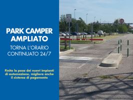 Il Park Camper di Pontevigodarzere torna a pieno regime dopo i lavori di rinnovo e ampliamento